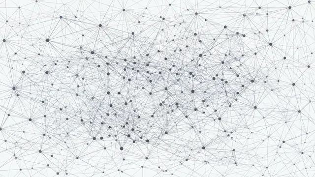 抽象几何科技连接网络