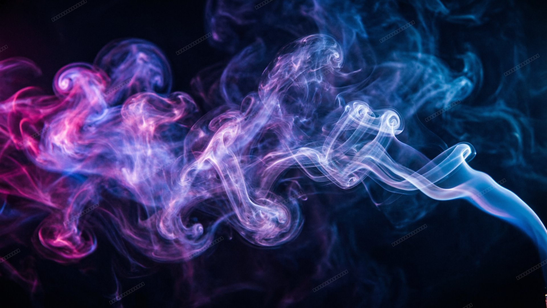 梦幻霓虹烟雾抽象壁纸