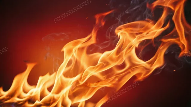 抽象火焰流动能量壁纸