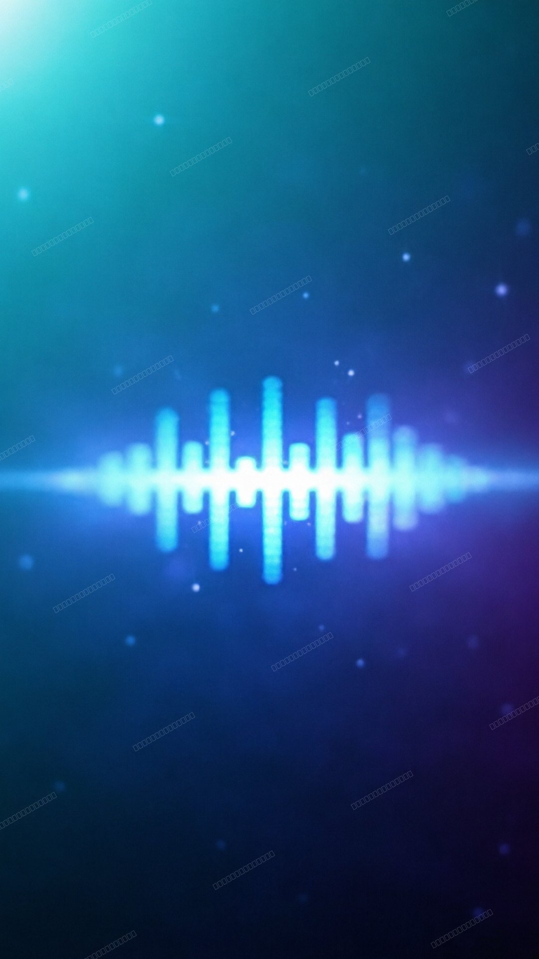 霓虹声波音乐均衡器壁纸