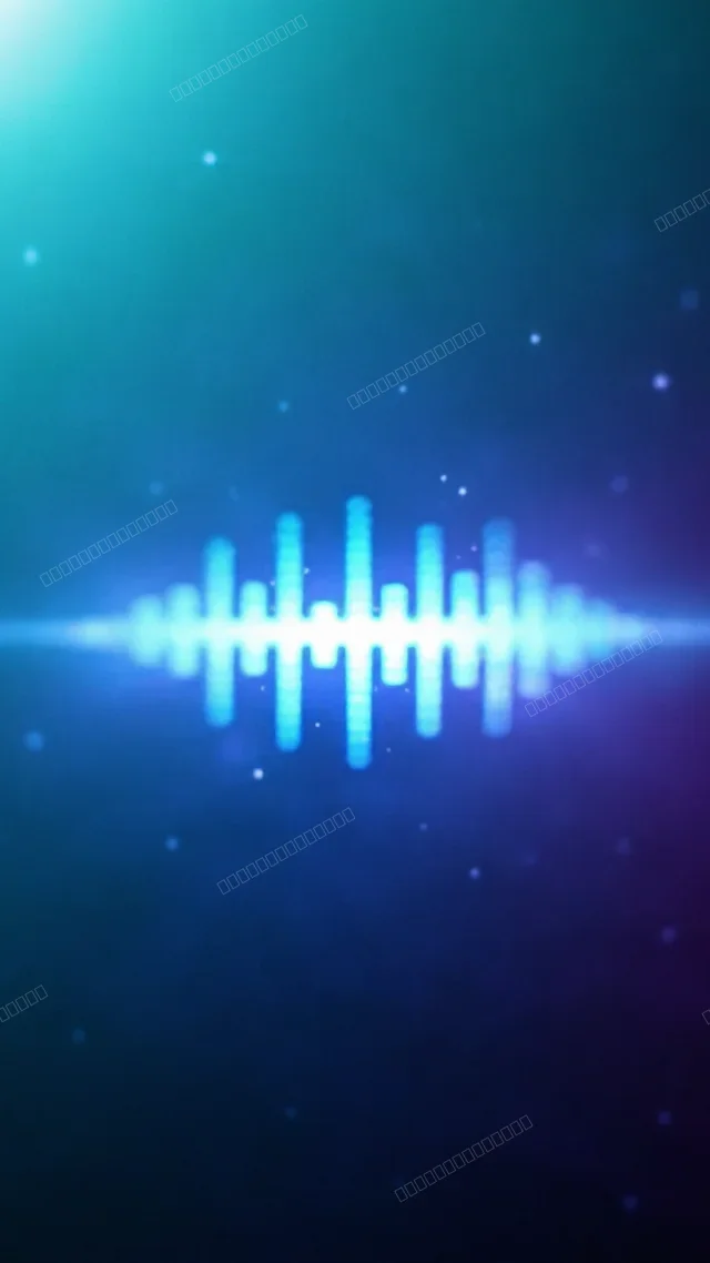 霓虹声波音乐均衡器壁纸