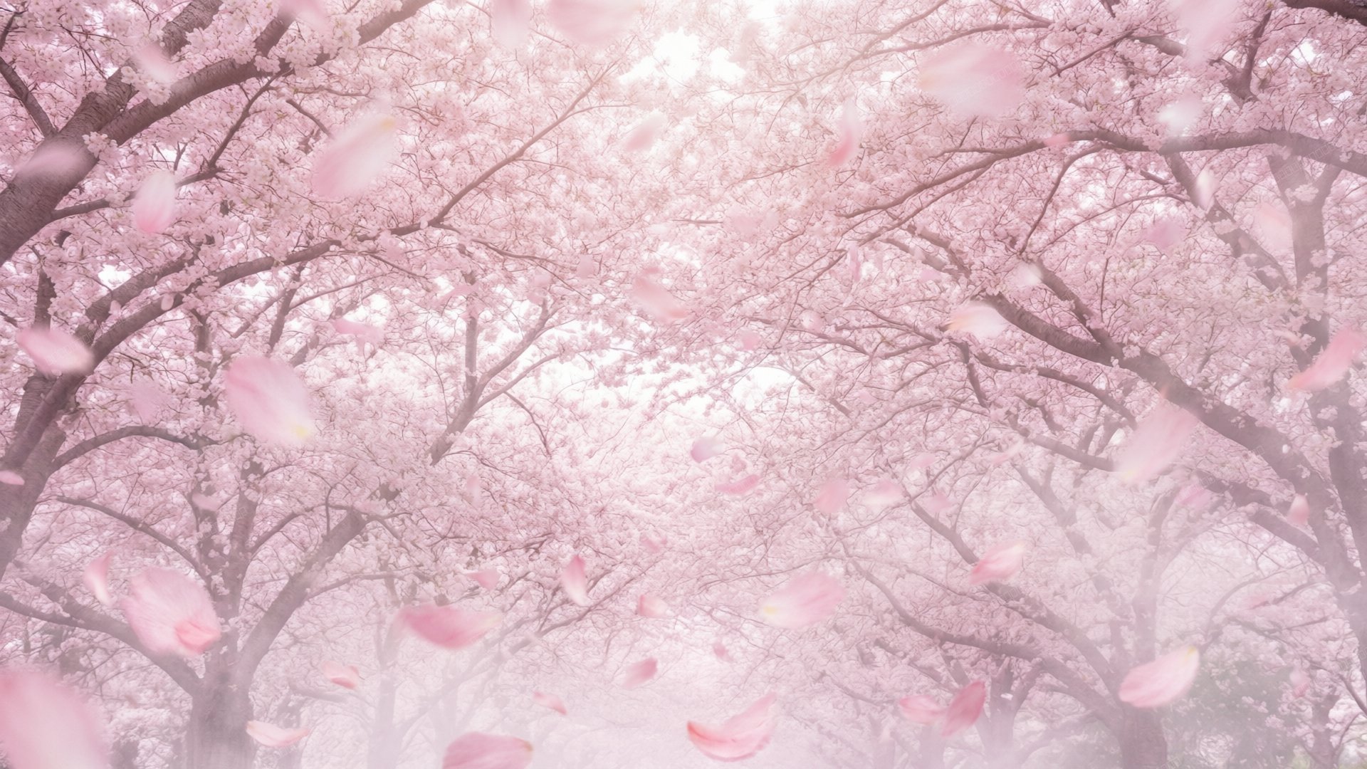 樱花风洞光之隧道