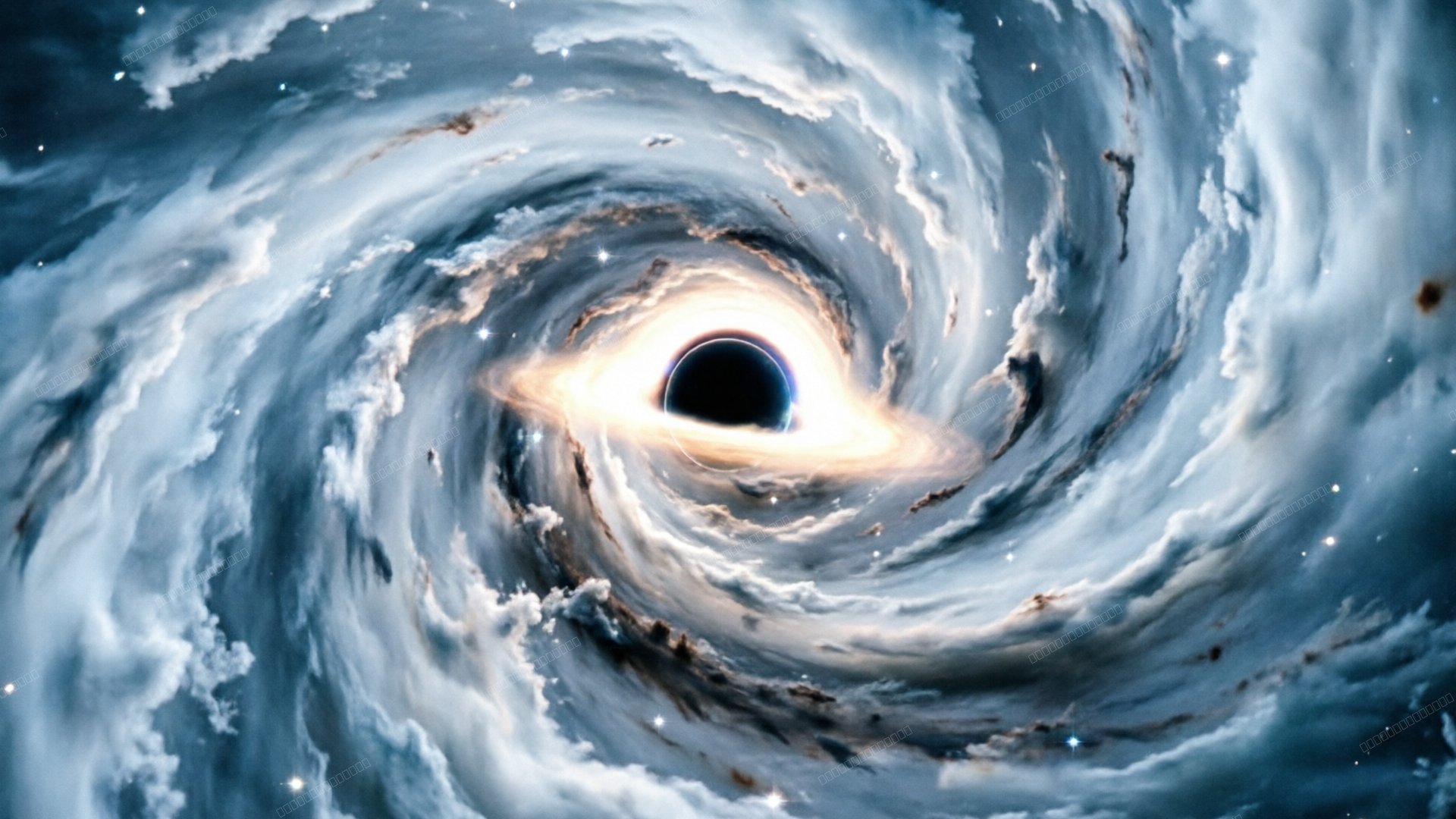 深邃宇宙黑洞,星际尘埃漩涡