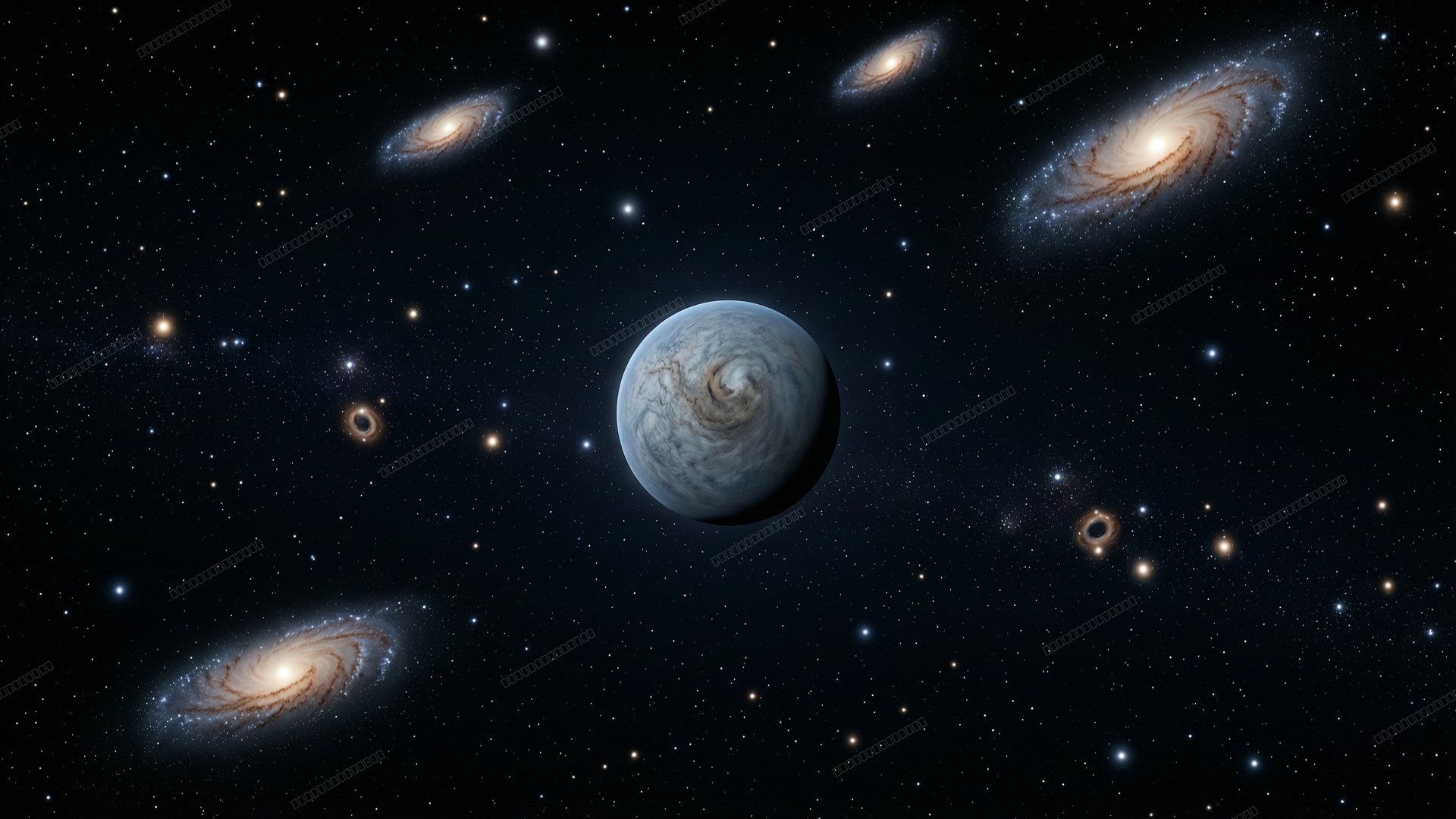 暗黑宇宙虚空孤寂星球壁纸