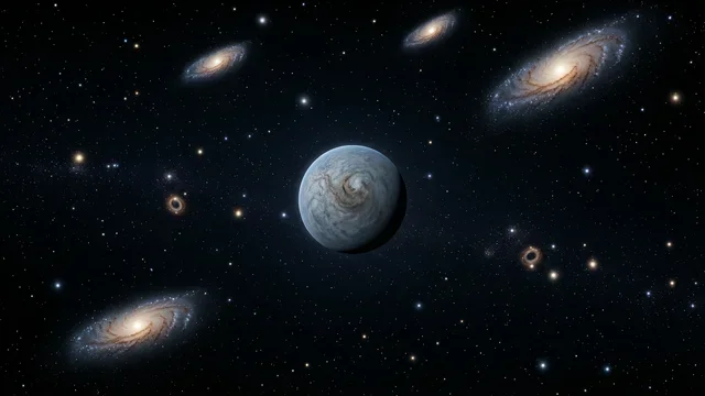暗黑宇宙虚空孤寂星球壁纸
