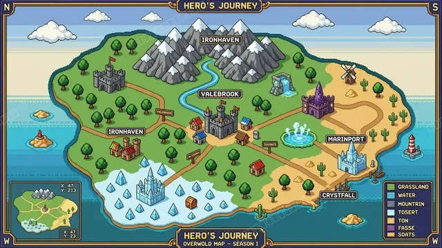 复古像素RPG世界壁纸