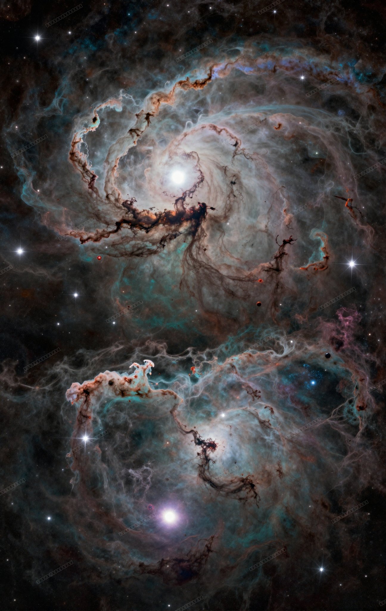 深邃星云壁纸:绚烂宇宙