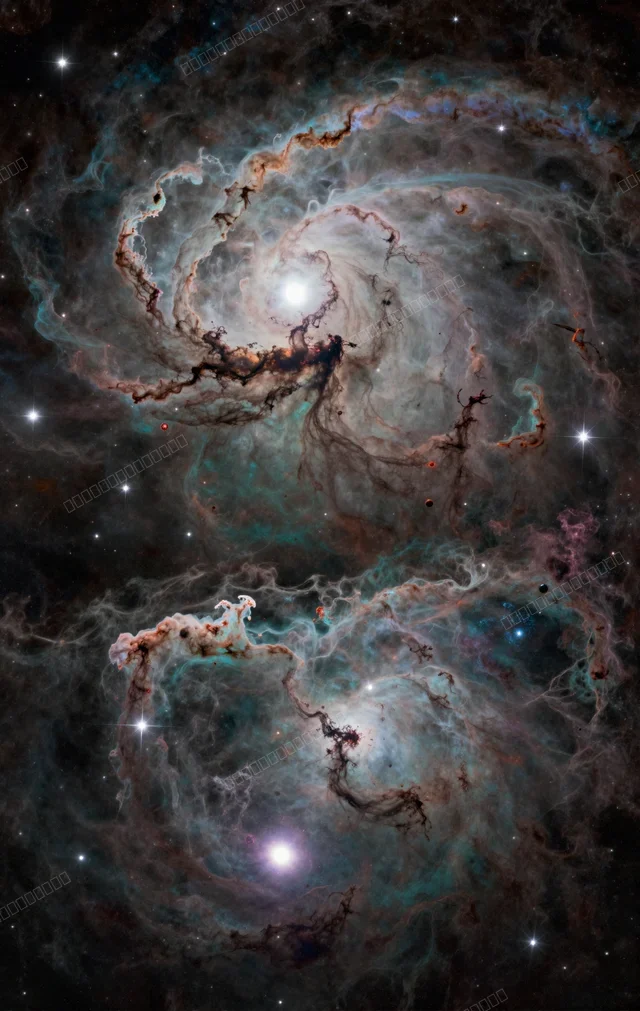 深邃星云壁纸:绚烂宇宙