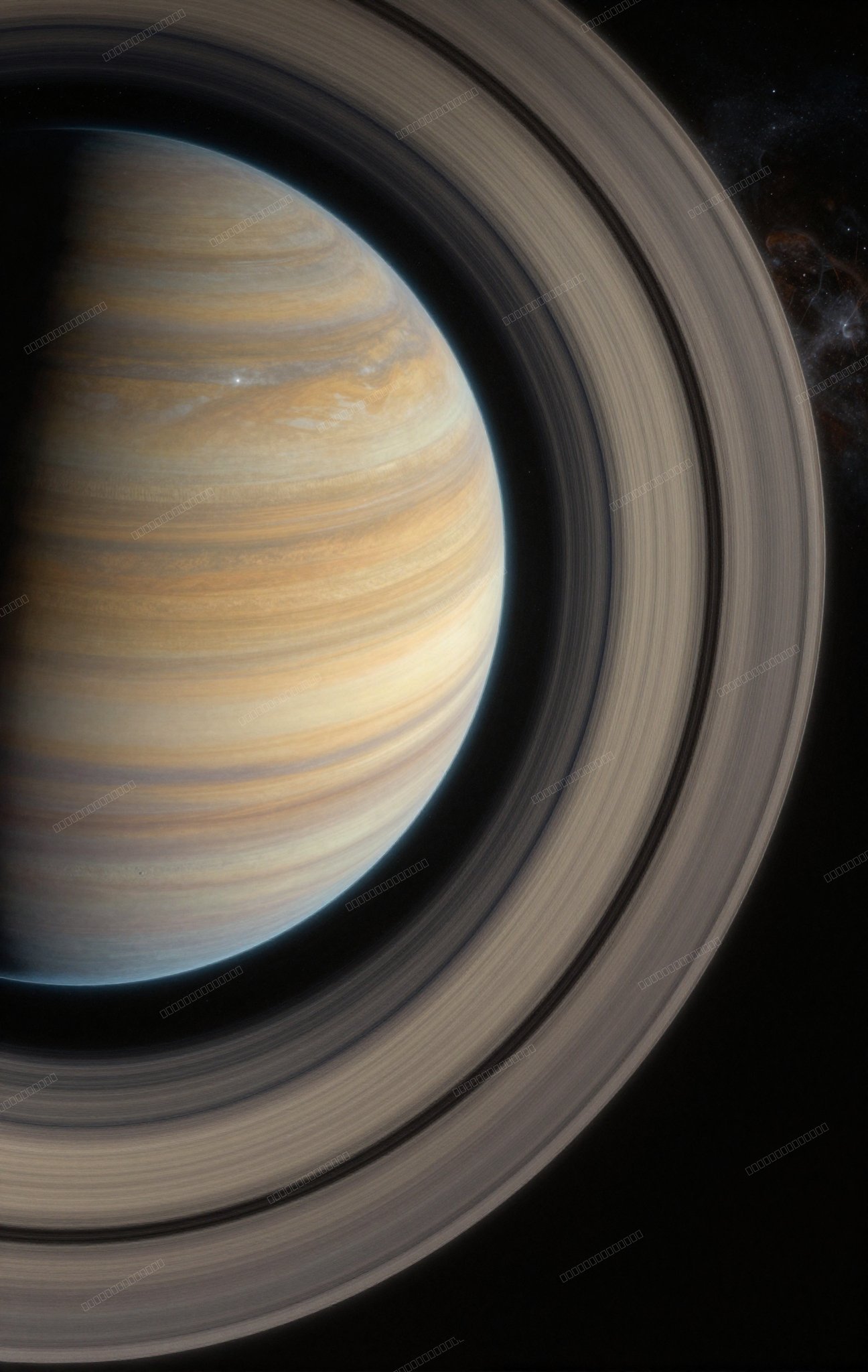 土星光环深空壁纸