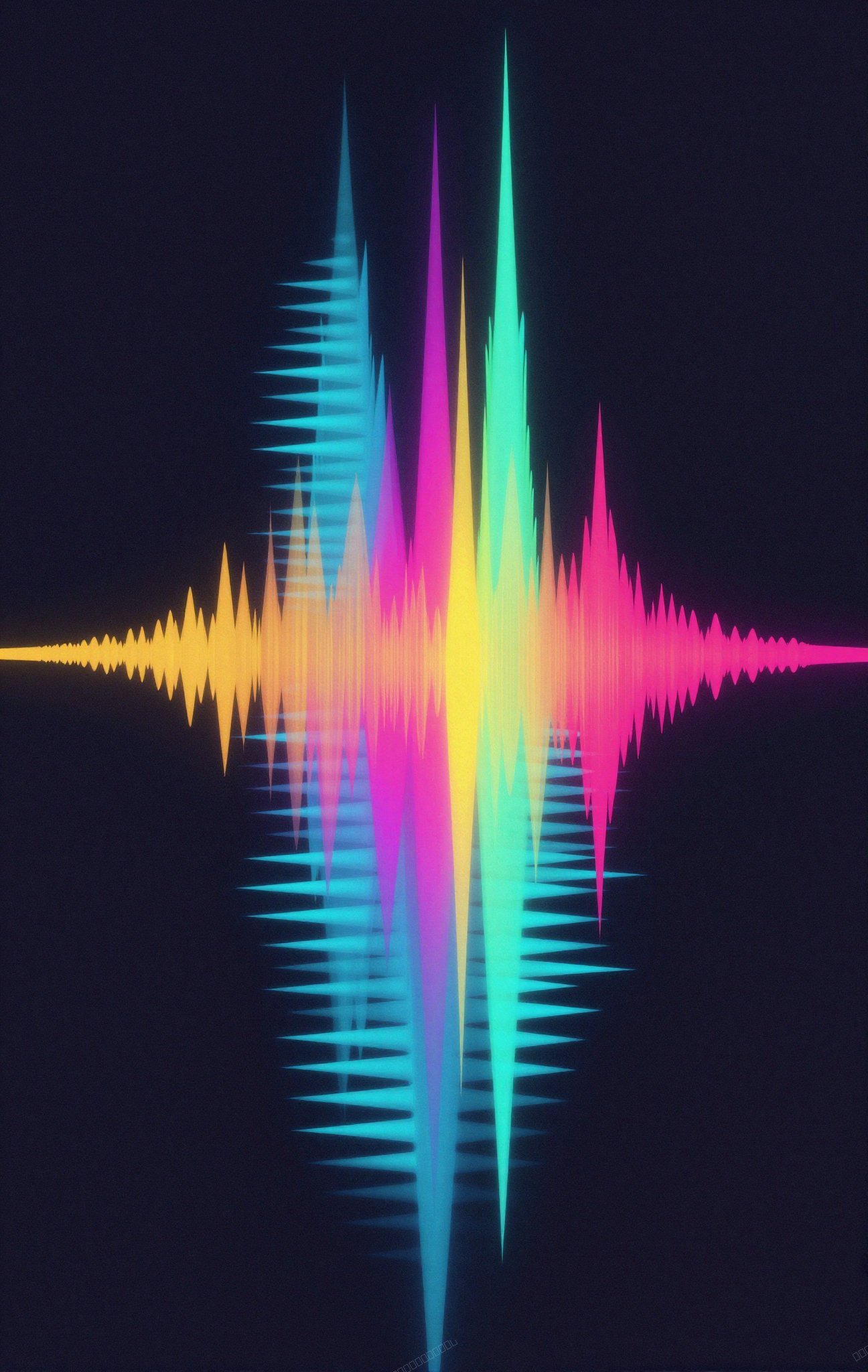 动感声波霓虹壁纸
