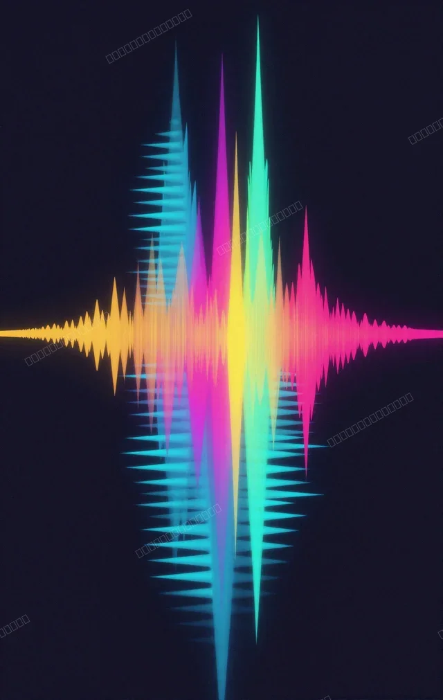 动感声波霓虹壁纸