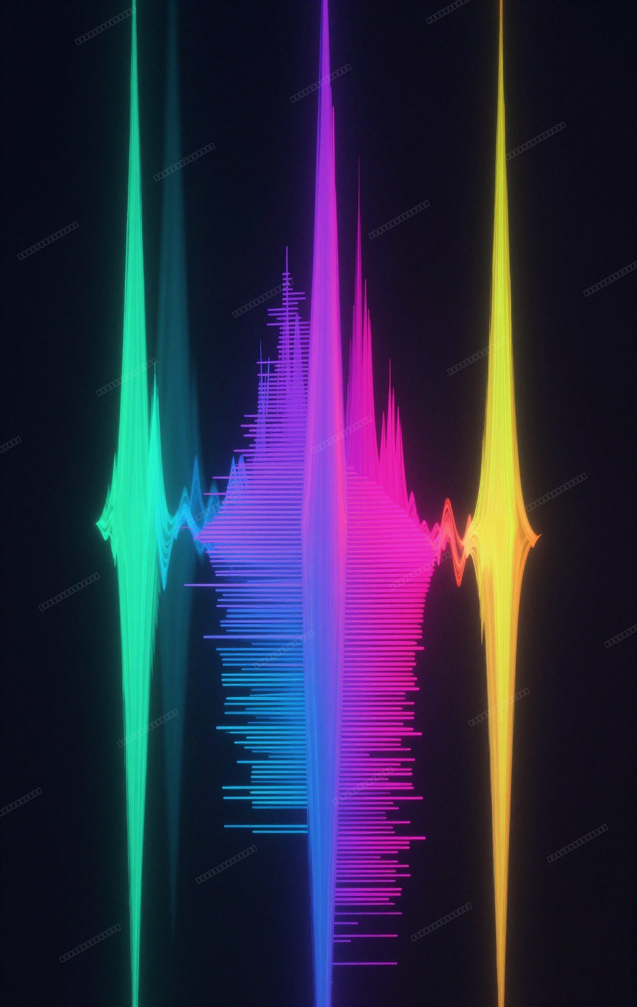 抽象声波艺术壁纸