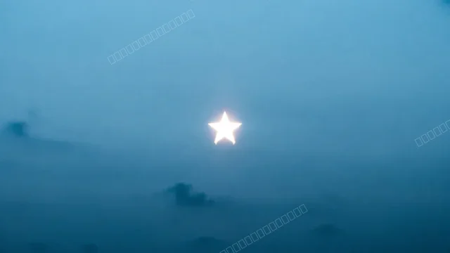 暗夜孤星极简壁纸