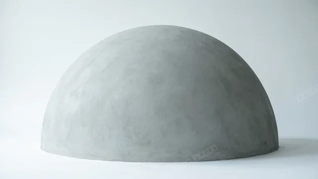 极简半圆穹顶抽象几何壁纸