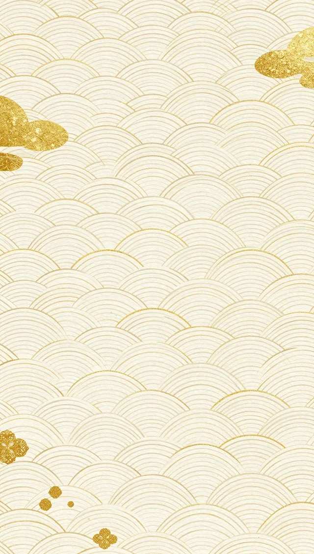 金色波浪和风壁纸