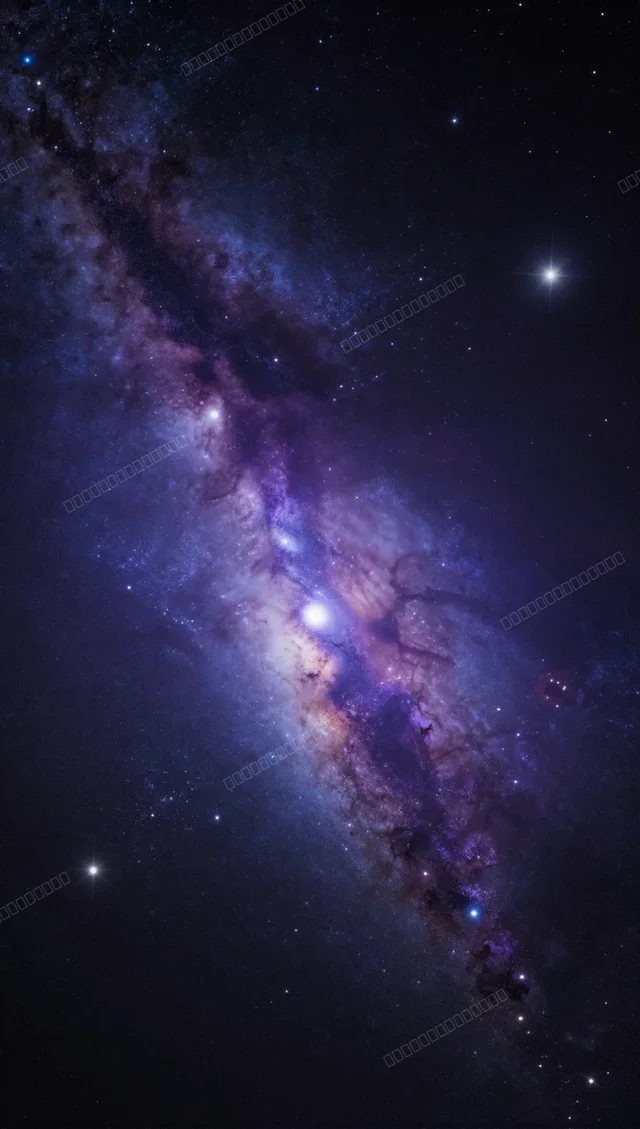 浩瀚星云星系手机壁纸