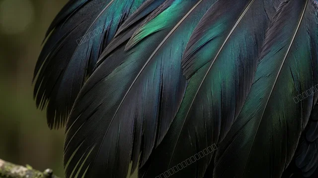 暗黑渡鸦羽毛纹理壁纸