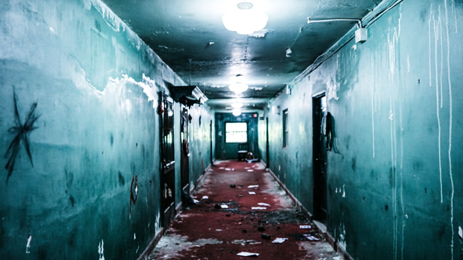 Resident Evil Haunted Mansion Corridor Wallpaper
